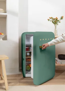 CREATE FRIDGE RETRO Koelkast 107L Sage