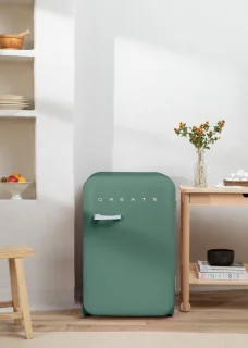 CREATE FRIDGE RETRO Koelkast 107L Sage
