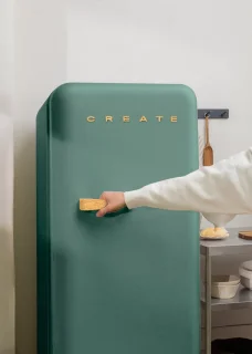 CREATE FRIDGE RETRO Koelkast 281L Sage