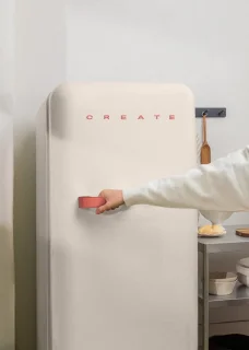 CREATE FRIDGE RETRO - Koelkast 281L