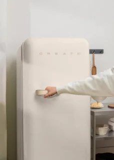 CREATE FRIDGE RETRO Koelkast 281L