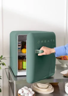 CREATE Fridge Retro Koelkast 48L Sage