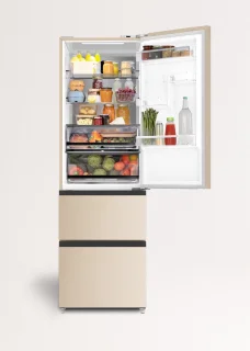 CREATE FRIDGE STUDIO COMBI PRO FLEX 401 - Koelkast 401L - Zand