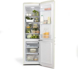 CREATE FRIDGE STYLANCE Combi Koelkast Gebroken Wit 244L