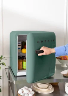 CREATE Koelkast FRIDGE RETRO 48L Sage