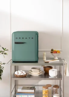CREATE Koelkast FRIDGE RETRO 48L Sage