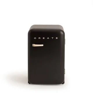 CREATE Koelkast Retro 107L Zwart