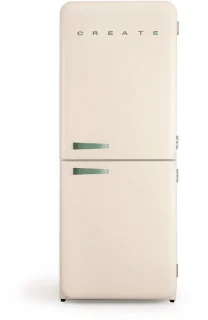 CREATE Koelkast Retro Combi 401L