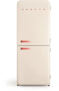CREATE Koelkast Retro Combi 401L
