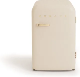 CREATE RETRO FRIDGE Koel- en vriescombinatie 107 L Gebroken wit