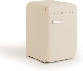 CREATE RETRO FRIDGE Koel- en vriescombinatie 107 L Gebroken wit