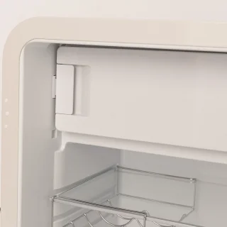 CREATE RETRO FRIDGE Koel- en vriescombinatie 107 L Gebroken wit