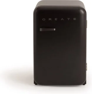 CREATE RETRO FRIDGE Koel- en vriescombinatie 107 L Zwart