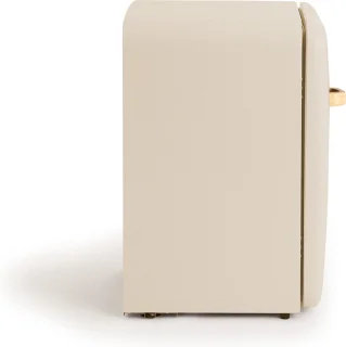 CREATE RETRO FRIDGE Koel- en vriescombinatie 107L Gebroken wit