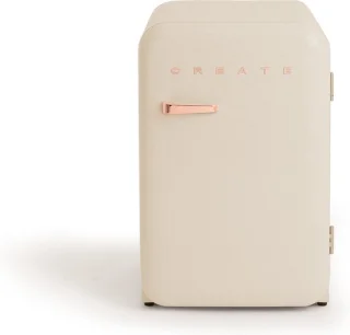 CREATE Retro Fridge Koel- en Vriescombinatie 107L Rosegold