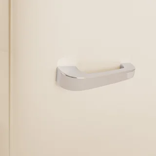 CREATE Retro Fridge Koel- en vriescombinatie 107L Silver