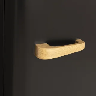 CREATE RETRO FRIDGE koel- en vriescombinatie zwart 107 L