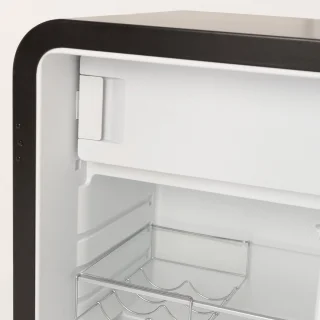 CREATE Retro Fridge Koel-vriescombinatie 107L Zwart Gold