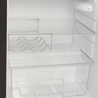 CREATE Retro Fridge Koel-vriescombinatie 107L Zwart Gold