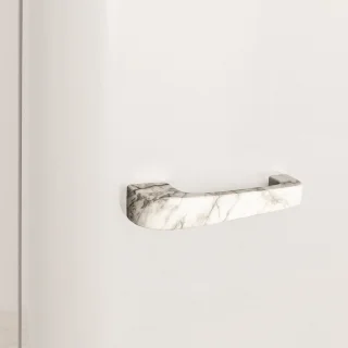 CREATE RETRO FRIDGE Koelkast met vriezer 281L Gebroken wit