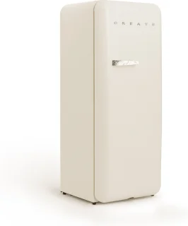 CREATE RETRO FRIDGE Koelkast met vriezer 281L Gebroken wit
