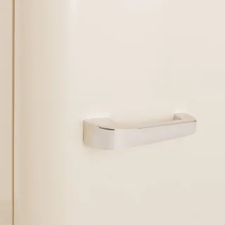 CREATE Retro Fridge koelkast met vriezer 281L gebroken wit