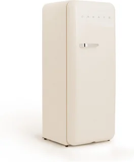 CREATE Retro Fridge koelkast met vriezer 281L gebroken wit