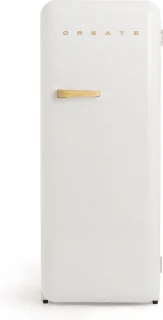 CREATE RETRO FRIDGE Koelkast met Vriezer 281L Gebroken Wit