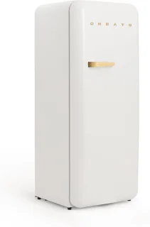 CREATE RETRO FRIDGE Koelkast met Vriezer 281L Gebroken Wit