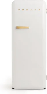 CREATE RETRO FRIDGE Koelkast met Vriezer 281L Gebroken Wit