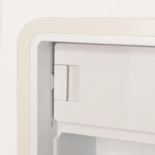 CREATE Retro Fridge Koelkast met Vriezer 281L Zwart Gebroken Wit