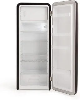 CREATE RETRO FRIDGE Koelkast met vriezer 281L Zwart