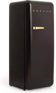 CREATE RETRO FRIDGE Koelkast met vriezer 281L Zwart