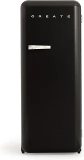 CREATE RETRO FRIDGE Koelkast met vriezer 281L Zwart