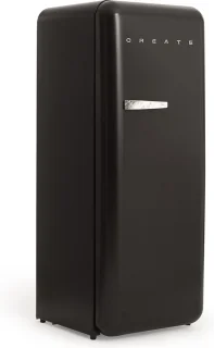 CREATE RETRO FRIDGE Koelkast met vriezer 281L Zwart