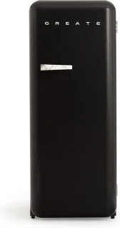 CREATE RETRO FRIDGE Koelkast met vriezer 281L Zwart