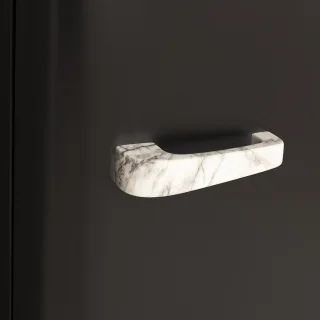 CREATE RETRO FRIDGE koelvriescombinatie 107L zwart