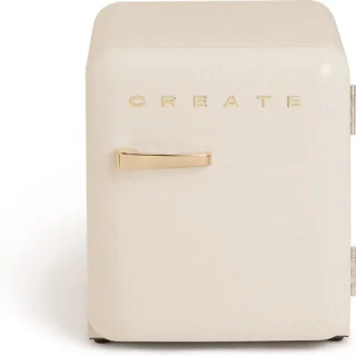 CREATE Retro Fridge Tafelmodel koelkast 48L Gebroken wit