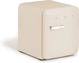 CREATE RETRO FRIDGE tafelmodel koelkast 48L gebroken wit