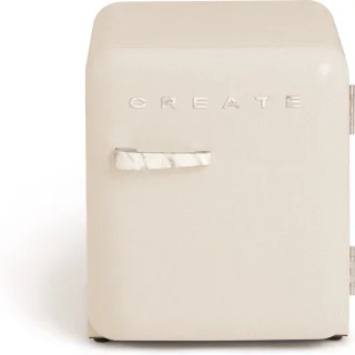 CREATE RETRO FRIDGE tafelmodel koelkast 48L gebroken wit