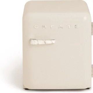 CREATE RETRO FRIDGE tafelmodel koelkast 48L gebroken wit