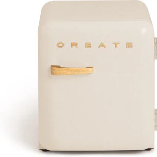 CREATE RETRO FRIDGE tafelmodel koelkast 48L gebroken wit
