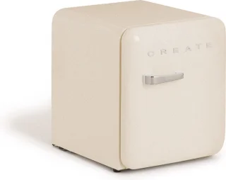 CREATE Retro Fridge tafelmodel koelkast 48L silver