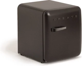 CREATE RETRO FRIDGE Tafelmodel Koelkast 48L Zwart