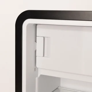 CREATE RETRO FRIDGE Zwart Koelkast met Vriezer 281L