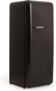 CREATE RETRO FRIDGE Zwart Koelkast met Vriezer 281L