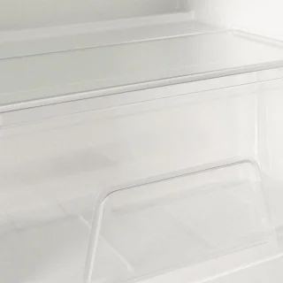 CREATE Retro Fridge Zwart Silver Koelkast met Vriezer 281L