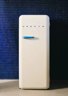 CREATE Retro Koelkast 281L