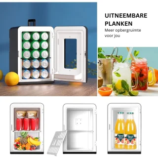 CRLYN Minibar Mini Koelkast Zwart