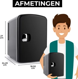Denver MFR401 Mini Koelkast 4L Zwart